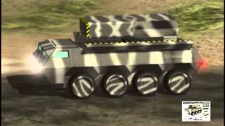 Mobile Armoured MRLS Tank / 3D Animation with Sound Design screenshot 4