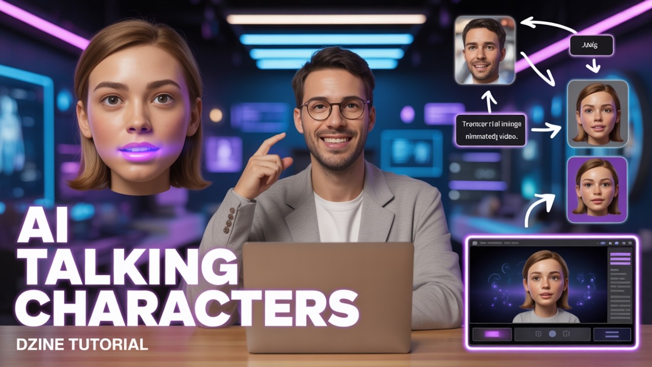 Make AI Characters Talk with Dzine | Consistent Character + Lip Sync ...
