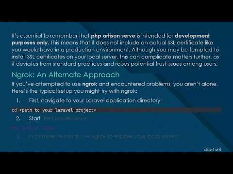 How to Serve Your Laravel Project with HTTPS in Local Development