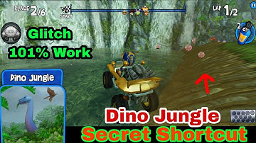 Dino Jungle Hidden Shortcut | Beach Buggy Racing Shortcuts | BB Racing Shortcuts #beachbuggyracing