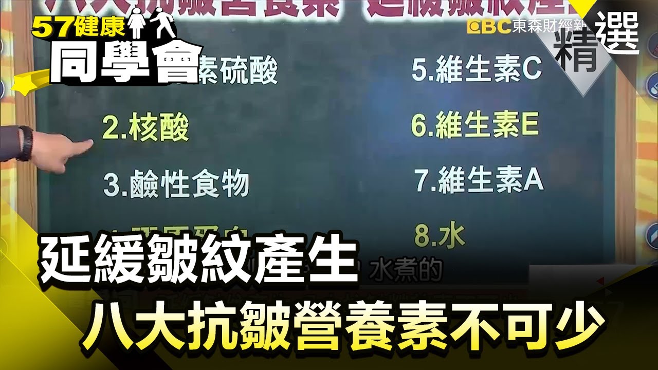 抗皺防衰老食物有哪些？【健康同學會】精華篇｜隋安德 蔡尚樺