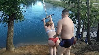 Прыжки с тарзанки в воду Прыжки с тарзанки в воду