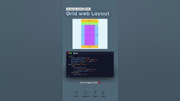 Grid Web Layout #codewith_muhilan #css #coding
