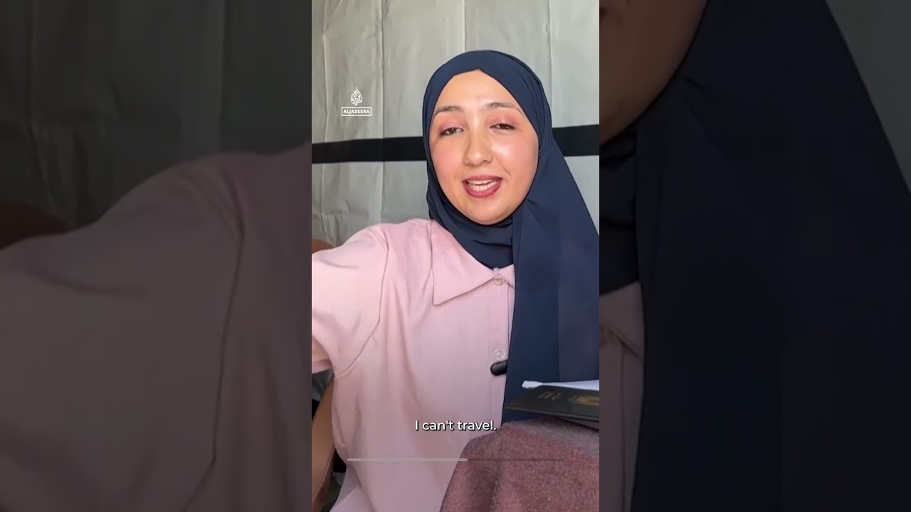 قيود معبر رفح تعرقل أحلام طالب فلسطيني في الدراسة | AJ #shorts