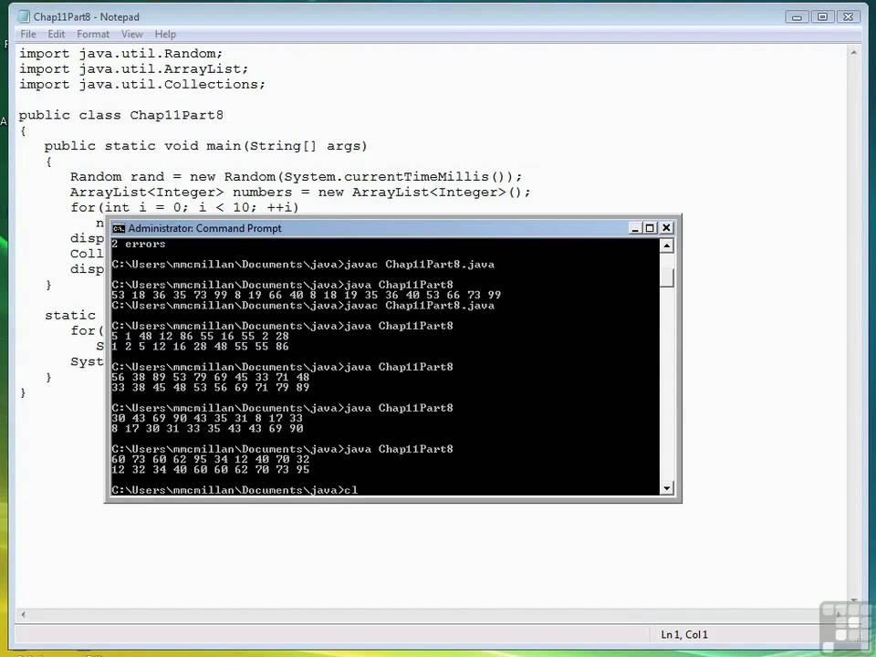 11 08 Sorting An ArrayList - YouTube