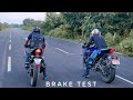 Yamaha R15 V3 VS R15 V2 | BRAKE TEST