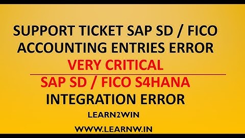 support ticket sap sd | error there is no item category assigned to account in sap sd | sap sd error