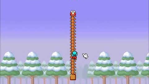 "Snowly forest" (SMBX 1.4.4.) Custom Level