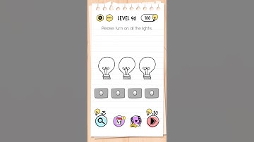 Brain Test 🧠 level 90 || Please turn on all the lights. #brain #gaming