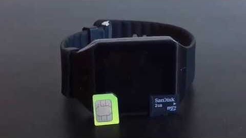 How to insert a SIM card and sd card in dz09 smart watch