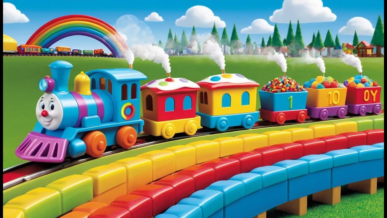 Choo Choo! The Train on the Track | Fun Train Song for Toddlers ...