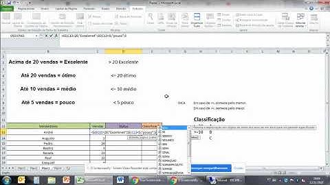 Aprenda a função SE para mais de 3 argumentos - Excel