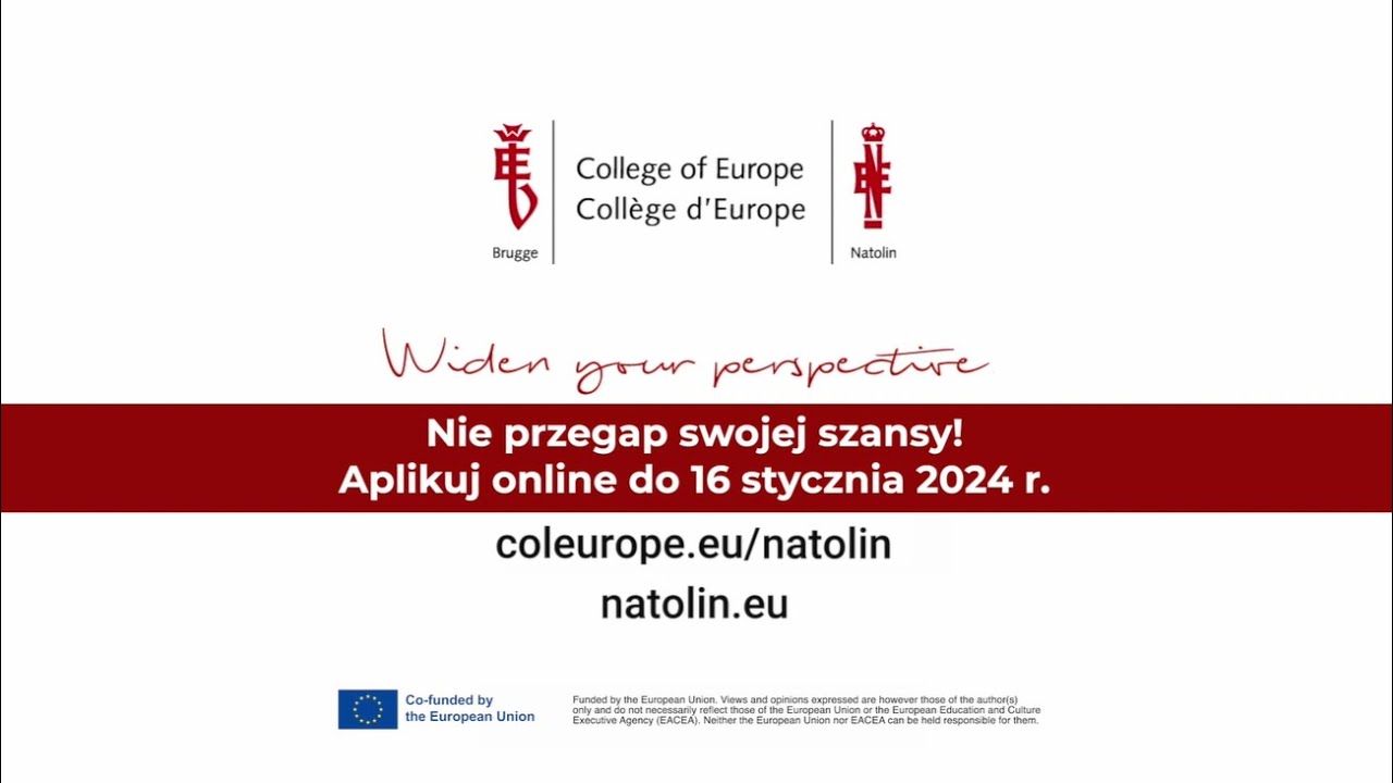 Kolegium Europejskie w Natolinie - spot promocyjny aplikacji na rok