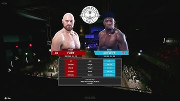 TYSON FURY vs DAVID ADELEYE | NPC Virtual Boxing Match | Undisputed Gameplay