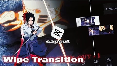 ⚫Capcut Transition Tutorial - Wipe Transition #capcut #tutorial #anime @White_fang.__