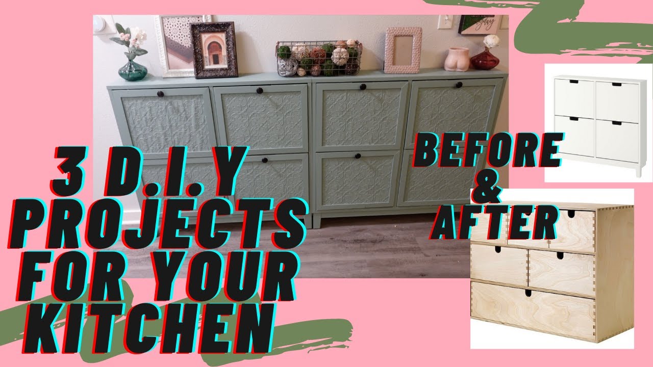 3 D.I.Y Ikea hacks and Kitchen Makeover