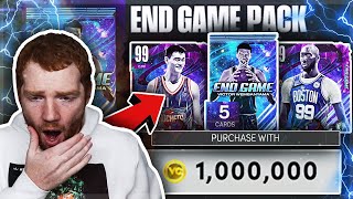 I Pulled an INSANE End Game DARK MATTER!! 1 Million VC 7 FOOTER Pack Opening! (NBA 2K23 MyTeam)