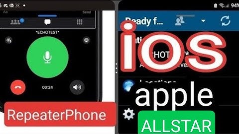 RepeaterPhone - iOs Allstar Connection