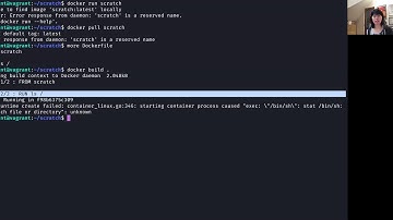 The scratch container image