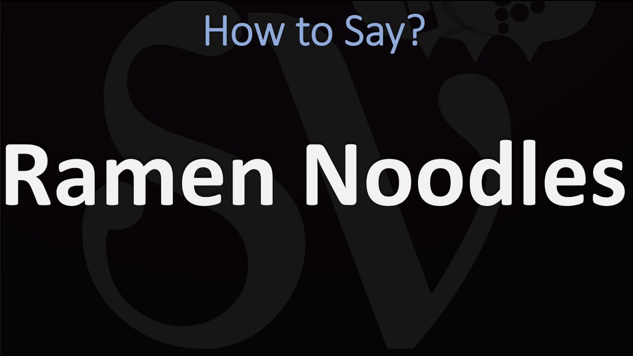 How To Spell Noodles