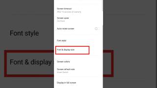 अपने Mobile के Font Size को बड़ा या छोटा कैसे करें How can change font size and Display size #shorts