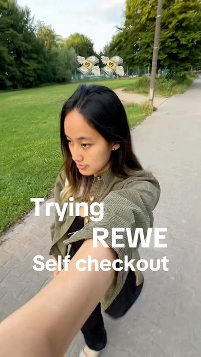 my first time trying the REWE self-checkout 🤓 learn something new everyday #germany #livingabroad