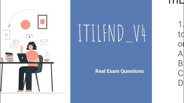 ITILFND_V4 ITIL 4 Foundation Real Updated Questions