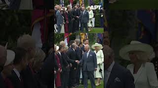 Trump Greets Cabinet as King Charles Handshake Slips By | APT