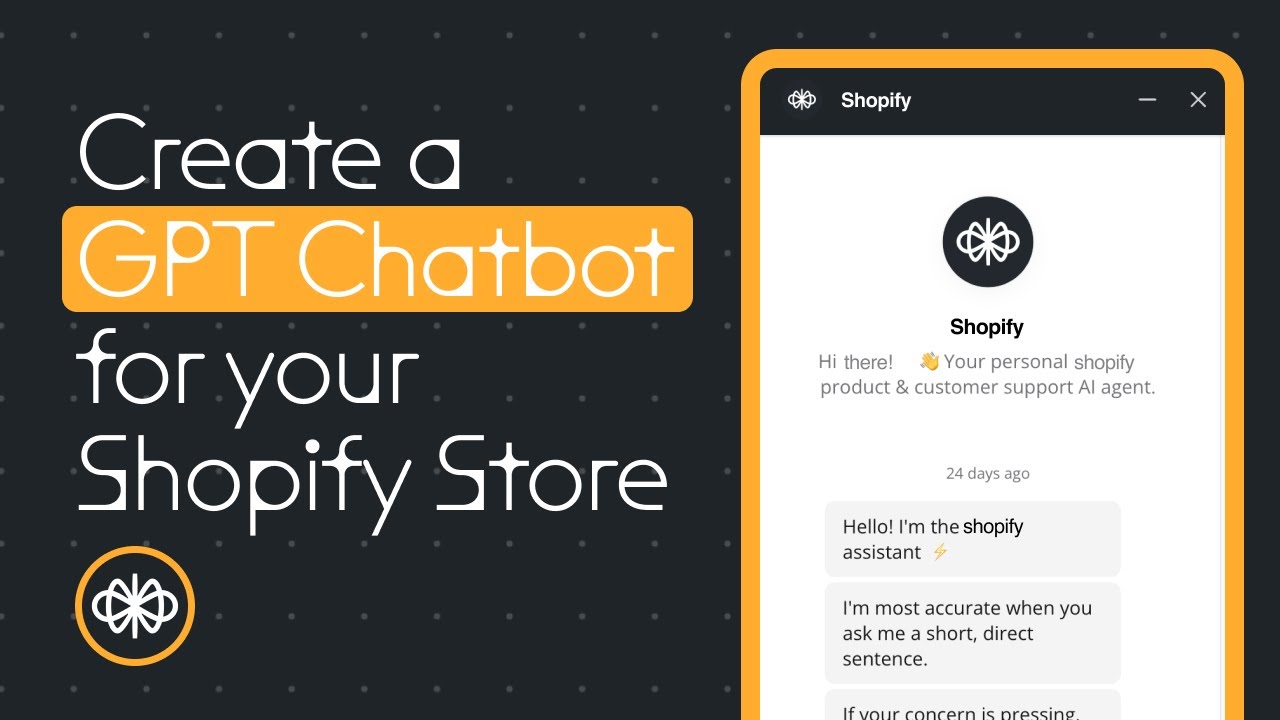 How to create a GPT-powered chatbot for your Shopify store.