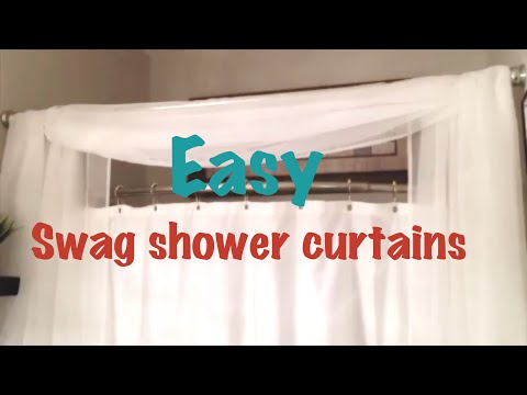 How To Make Valance For Bathroom Shower Curtain?