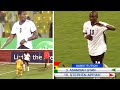 Asamoah gyan subs stephen appiah in 2009  against benin check out what he did next