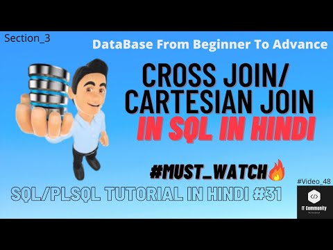 Cross Join  | Cartesian Join | Cross Join in SQL | Cartesian Join in SQL| Join in SQL