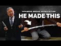 Japanese sword appraisal and appreciation by a top blacksmith