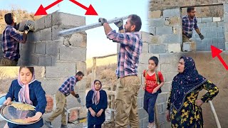 Download Lagu Practical training in building the end of the wall of the hut roof in the style of Master Saleh 2026 MP3