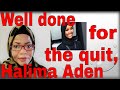 Well done for the quit, Halima Aden  -  F M Sanni