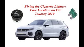 vw touareg cigarette lighter fuse location Cigarette Lighter Fuse – VW Touareg 2019