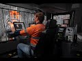 Cybermine sandvik du412i drill rig simulator