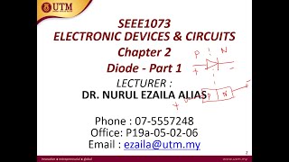 W2 SEEE1073 17 3 2021 Chapter2 Diode Part1