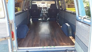 Van Conversion-Flooring,Insulation,Wiring