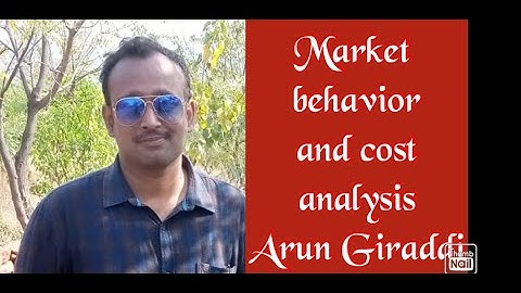 Market Behaviour and Cost Analysis..Class 1 .BCOM 1 SEM