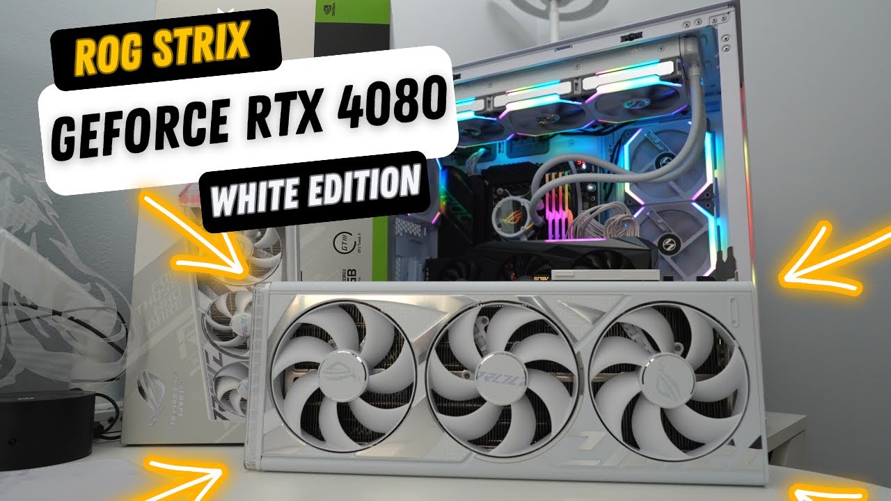 ASUS ROG STRIX GeForce RTX 4080 White OC Edition Unboxing 