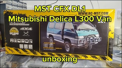 MST CFX DL1 Mitsubishi Delica L300 Kit unboxing