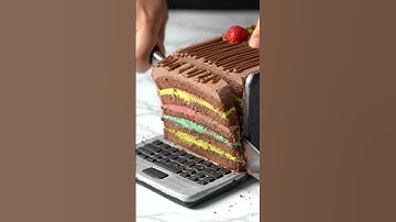 Delicious Fruit cake cutting video of  #fruit #cutting #millionviews #animation #asmr ASMR