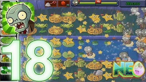 Plants vs. Zombies: Gameplay Walkthrough Part 18 - LEVEL 4.10 - 5.1 COMPLETED (iOS Android)