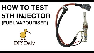 how to test dpf 5th injector / fuel vapouriser