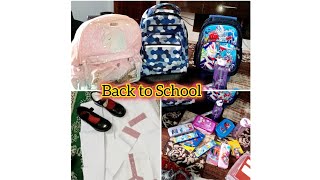 Buying Everything In ONE COLOR For My Kids School Supplies|Preparing for Back To School|