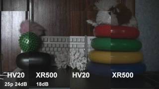 TEST HFS10/HDR-XR520E/HDC-TM300/HV20vsXR500