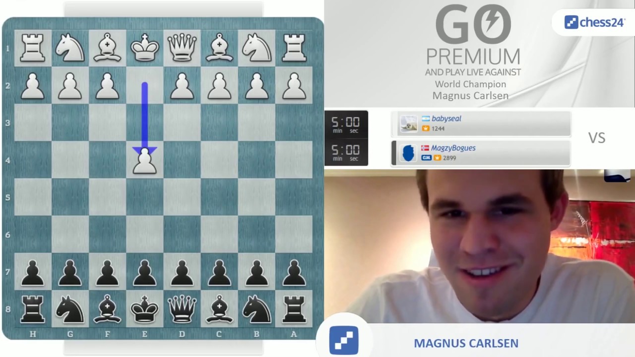 unfiltered) Magnus Carlsen Playing Blitz Online vs Tapu(2773