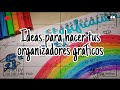 Como hacer tus organizadores gráficos fácil y rápido ✨ | Organizadores gráficos aesthetic 🌿