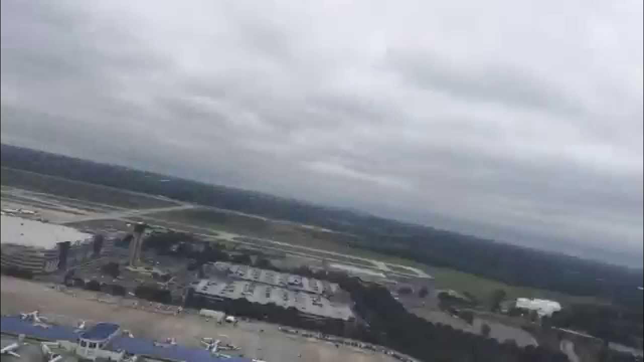 American Airlines flight from Charlotte, NC to Columbia, SC Time Lapse